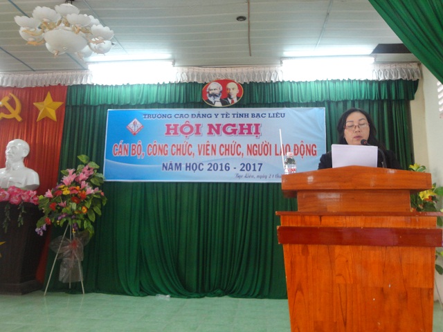 BSCKII Nguyễn Kim Nhang tổng kết năm học 2015 – 2016 và phương hướng nhiệm vụ năm học 2016 – 2017