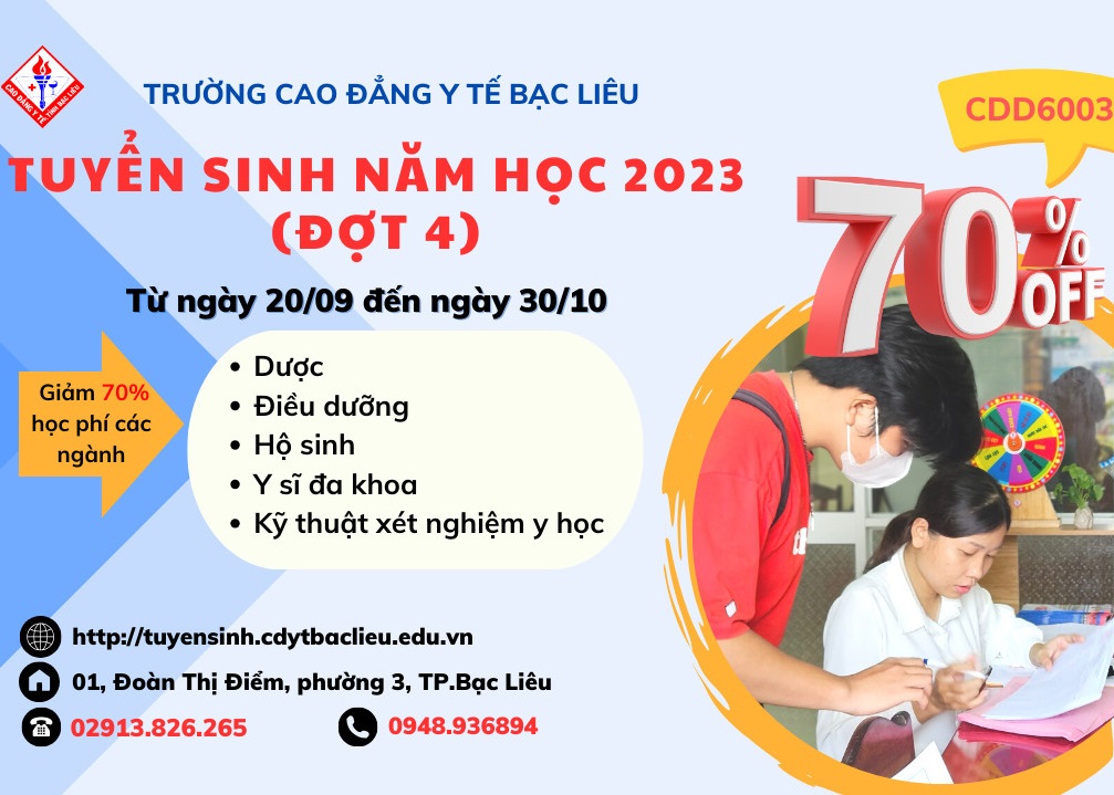 Tuyển sinh chính quy đợt 4 năm 2023