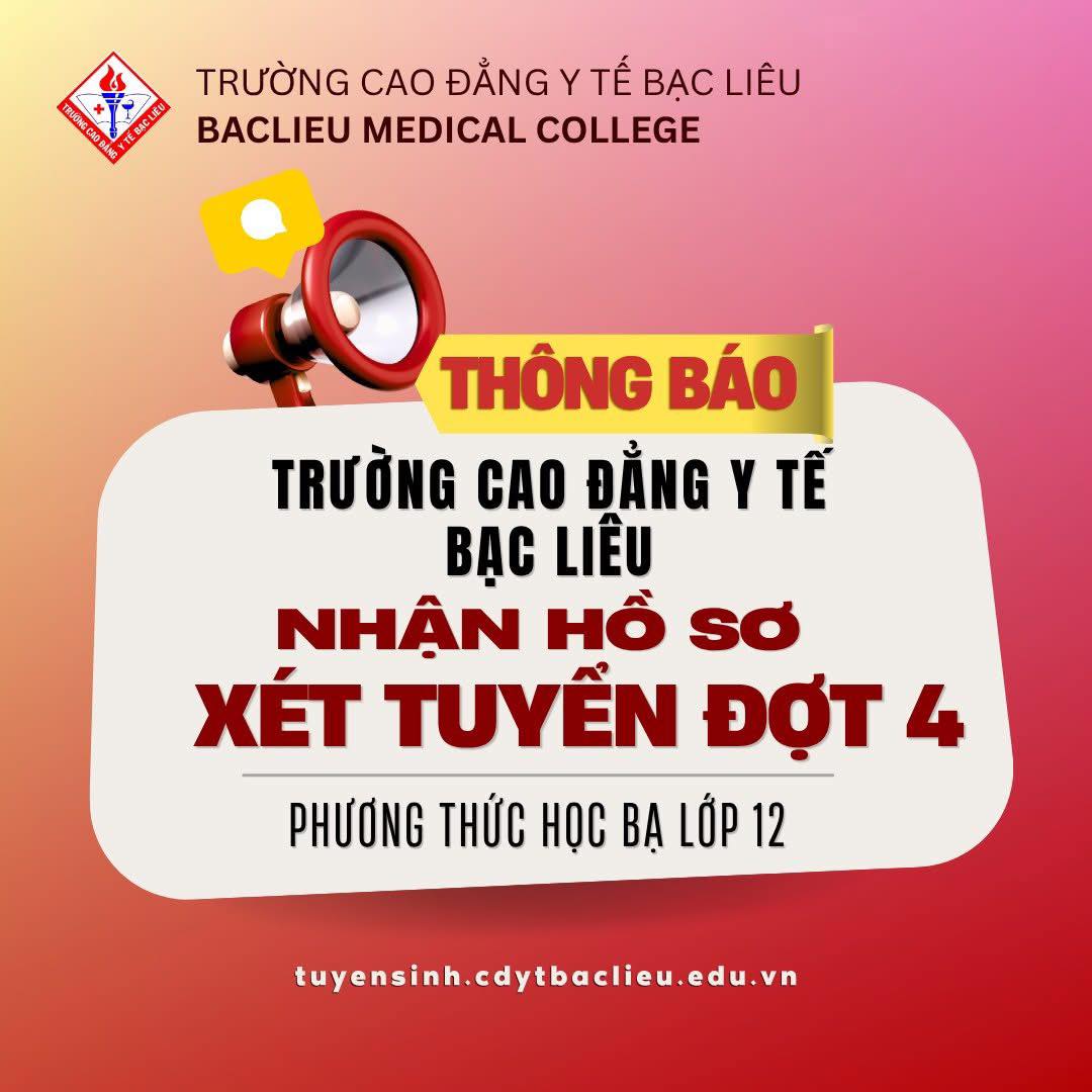 Tuyển sinh hệ chính quy đợt 4 năm 2025