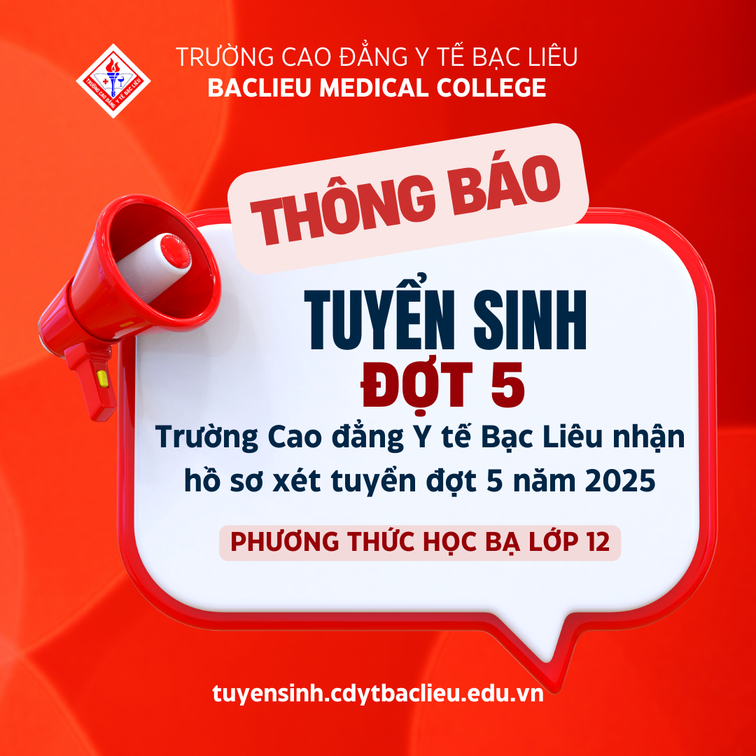 Thông báo tuyển sinh đợt 5 năm 2025