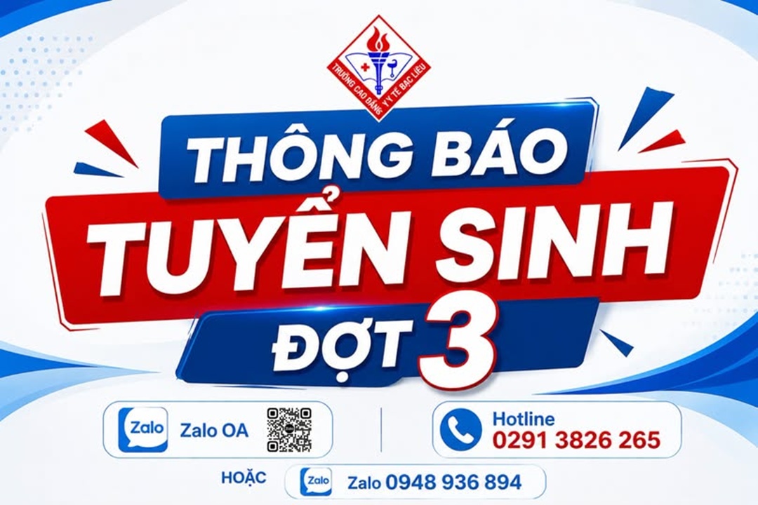 THÔNG BÁO TUYỂN SINH CHÍNH QUY ĐỢT 3 NĂM 2026 THÔNG BÁO TUYỂN SINH CHÍNH QUY ĐỢT 3 NĂM 2026