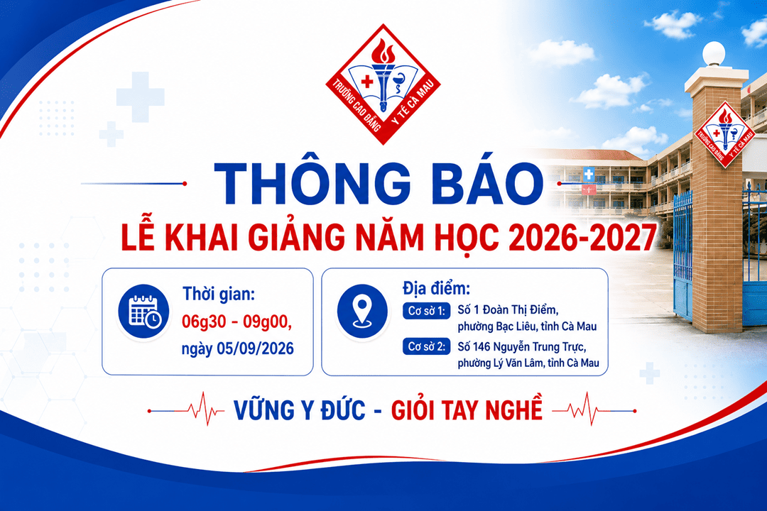 THÔNG BÁO LỄ KHAI GIẢNG NĂM HỌC 2026 – 2027